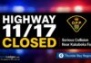 Serious crash closes Highway 11/17 west of Thunder Bay with no detour available Serious crash closes Highway 11/17 west of Thunder Bay with no detour available