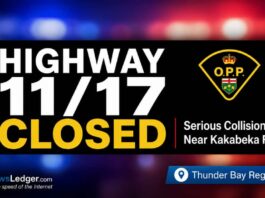 Serious crash closes Highway 11/17 west of Thunder Bay with no detour available Serious crash closes Highway 11/17 west of Thunder Bay with no detour available
