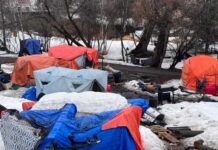 Thunder Bay council will weigh three proposed designated homeless encampment sites Homeless Encampment at McVicars Creek