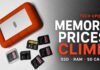Prices for SD Memory Cards – SSD Hard Drives – and RAM Are Spiking Is Now the Time to Stock Up? tech update SSD RAM Memory Card Prices spike