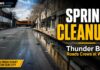 Thunder Bay crews clear streets, sidewalks and bike lanes after a tough winter Thunder Bay, Thunder Bay Roads, street sweeping, spring cleanup, potholes, Waterfront District, Fort William BIA, bike lanes, sidewalks, active transportation, Thunder Bay City Hall, road maintenance, Northwestern Ontario, local news