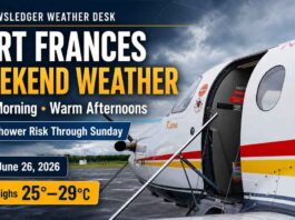 Fort Frances weekend weather for June 26–29, 2026 Fort Frances Weekend Weather