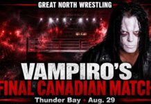 Great North Wrestling returns to Thunder Bay with Vampiro’s final Canadian match Great North Wrestling is set to make a POWER-Packed Return to Thunder Bay