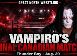 Great North Wrestling returns to Thunder Bay with Vampiro’s final Canadian match Great North Wrestling is set to make a POWER-Packed Return to Thunder Bay