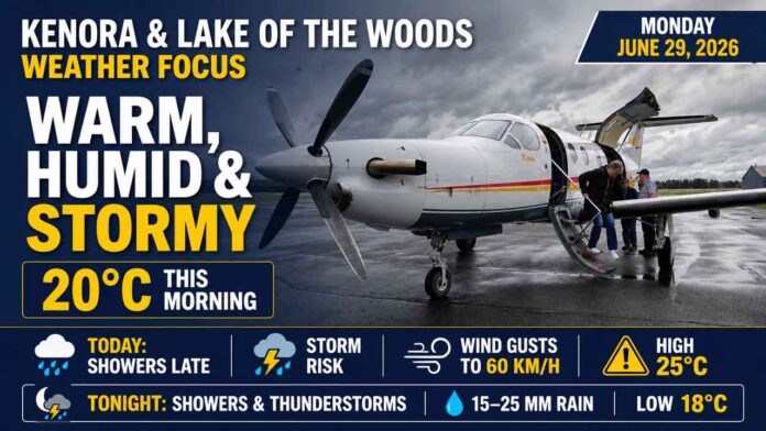 Kenora weather June 29 2026