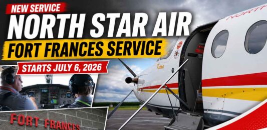 North Star Air adds Fort Frances flights, expanding Thunder Bay air links across the northwest North Star Air Expands its wings again - Adding Fort Frances Service to the growing air service