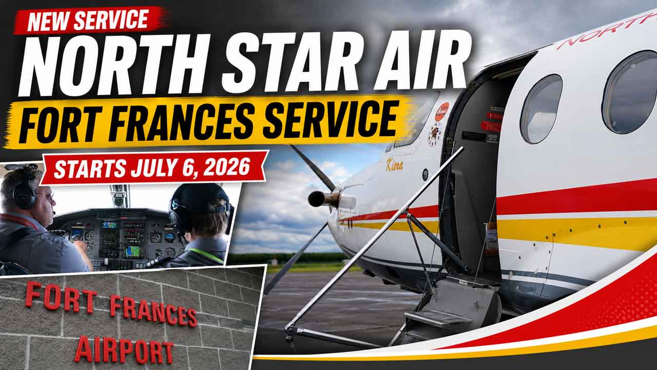 North Star Air Expands its wings again - Adding Fort Frances Service to the growing air service