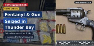 Thunder Bay Police seize suspected fentanyl, firearm and cash after Memorial Avenue call Thunder Bay Police seize suspected fentanyl, firearm and cash after Memorial Avenue call