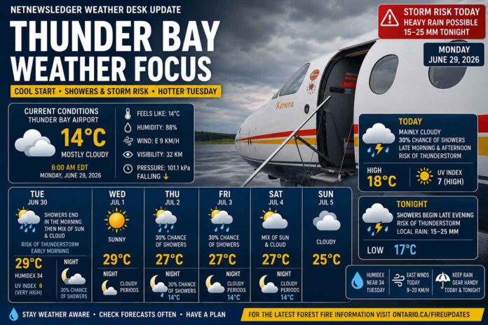 Thunder Bay Weather - June 29 2026