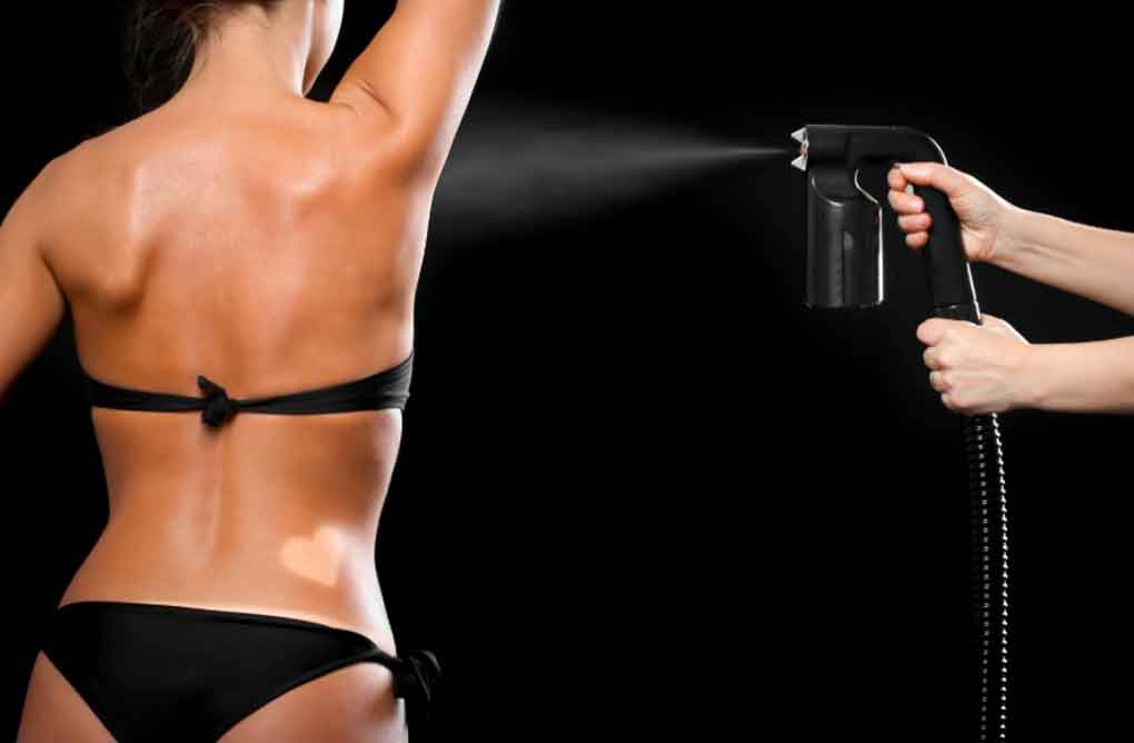 Spray tan