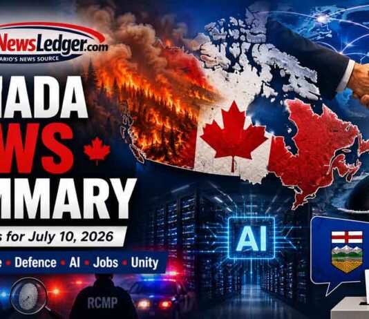 Top Canadian news for July 10, 2026: Wildfires, Saudi trade, submarines, AI, jobs and unity July 10 2026 Canada News Summary