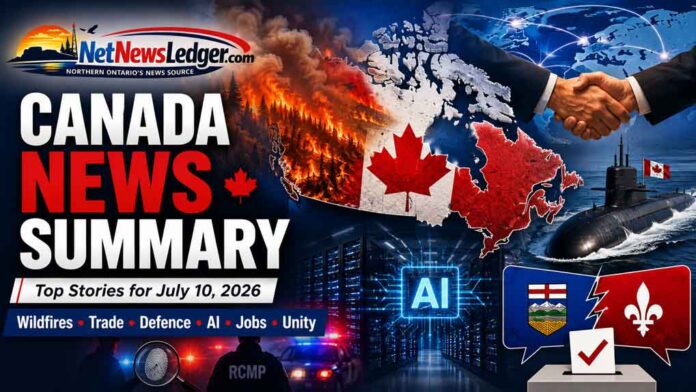 July 10 2026 Canada News Summary July 10 2026 Canada News Summary