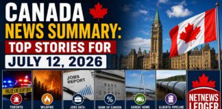 Canada News Summary: Top Stories for July 12, 2026 Canada News Summary - Top News July 12 2026