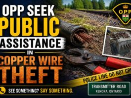 Kenora OPP seek tips after copper wire theft damages lines near Transmitter Road Kenora OPP seek tips after copper wire theft damages lines near Transmitter Road