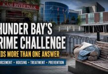 Thunder Bay Crime Data shows the City needs Enforcement, Housing, Treatment and Prevention