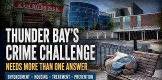 Thunder Bay Crime Data shows the City needs Enforcement, Housing, Treatment and Prevention