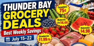 Best Thunder Bay grocery deals this week: What to buy and stock up on July 15-22 Thunder Bay grocery deals July 15-22: top stock-up buys and practical money-saving tips
