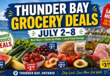 Thunder Bay grocery deals July 2-8: meat, produce, pantry and local market savings Thunder Bay Flyer Frenzy July 2 2026