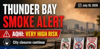 Wildfire Update: City of Thunder Bay Continues Temporary Service Suspensions as Poor Air Quality Persists Thunder Bay Closures