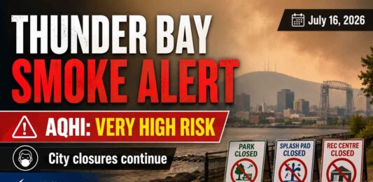 Wildfire Update: City of Thunder Bay Continues Temporary Service Suspensions as Poor Air Quality Persists Thunder Bay Closures