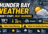 July 15, 2026: Thunder Bay Weather Update — Smoke, Heat, and Poor Air Quality Continue Before Cooler Air Arrives Thunder Bay Weather