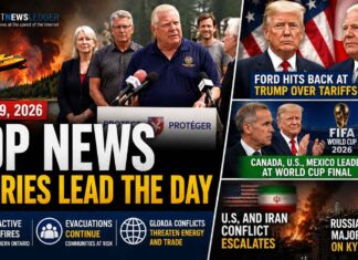 July 19 News Briefing: Ford’s Thunder Bay Wildfire Visit, Trump Tariff Dispute and Global Conflicts Lead the Day Top News July 19 2026