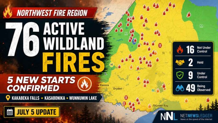 Wildland fire update as of July 6 2026 Wildland fire update as of July 6 2026