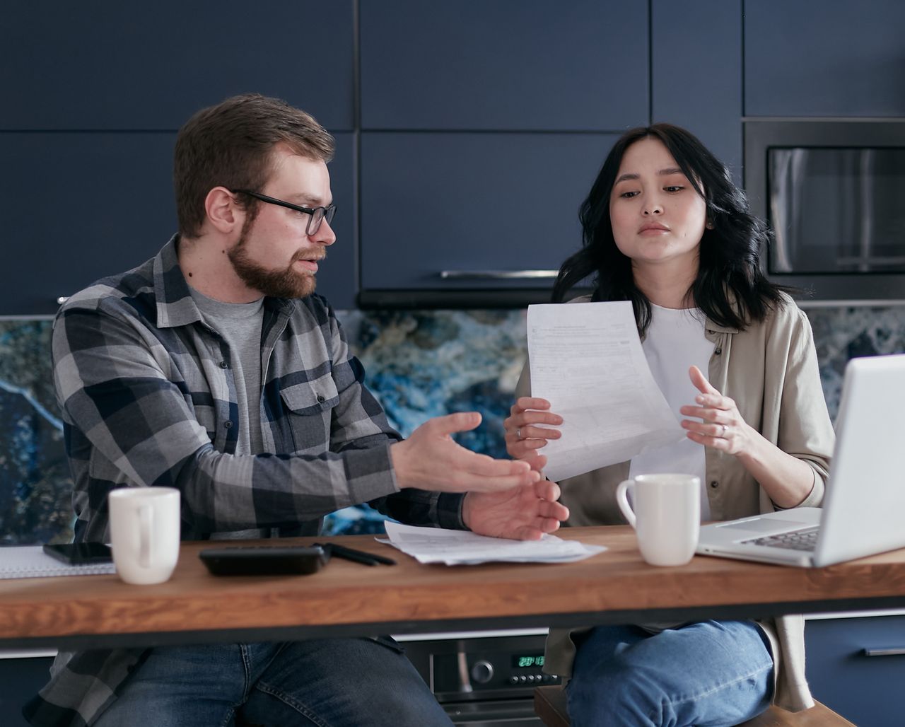 Stressed Couple