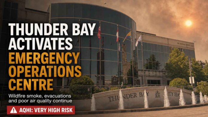 thunder-bay-Emergency-centre Thunder Bay activates its emergency centre as wildfire smoke and evacuations continue