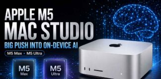 Apple launches M5 Mac Studio with faster local AI, up to 512GB memory and Thunderbolt 5 Apple M5 Studio
