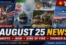 Aug. 25 top news: U.S. tariffs, Iran tensions, Ring of Fire roads and key Thunder Bay developments Aug. 25 top news: U.S. tariffs, Iran tensions, Ring of Fire roads and key Thunder Bay developments
