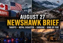 Aug. 27 news: Canada-U.S. tariffs, Nepal flooding, Ukraine, Ring of Fire and Thunder Bay updates August 27 2026 NewsHawk Brief