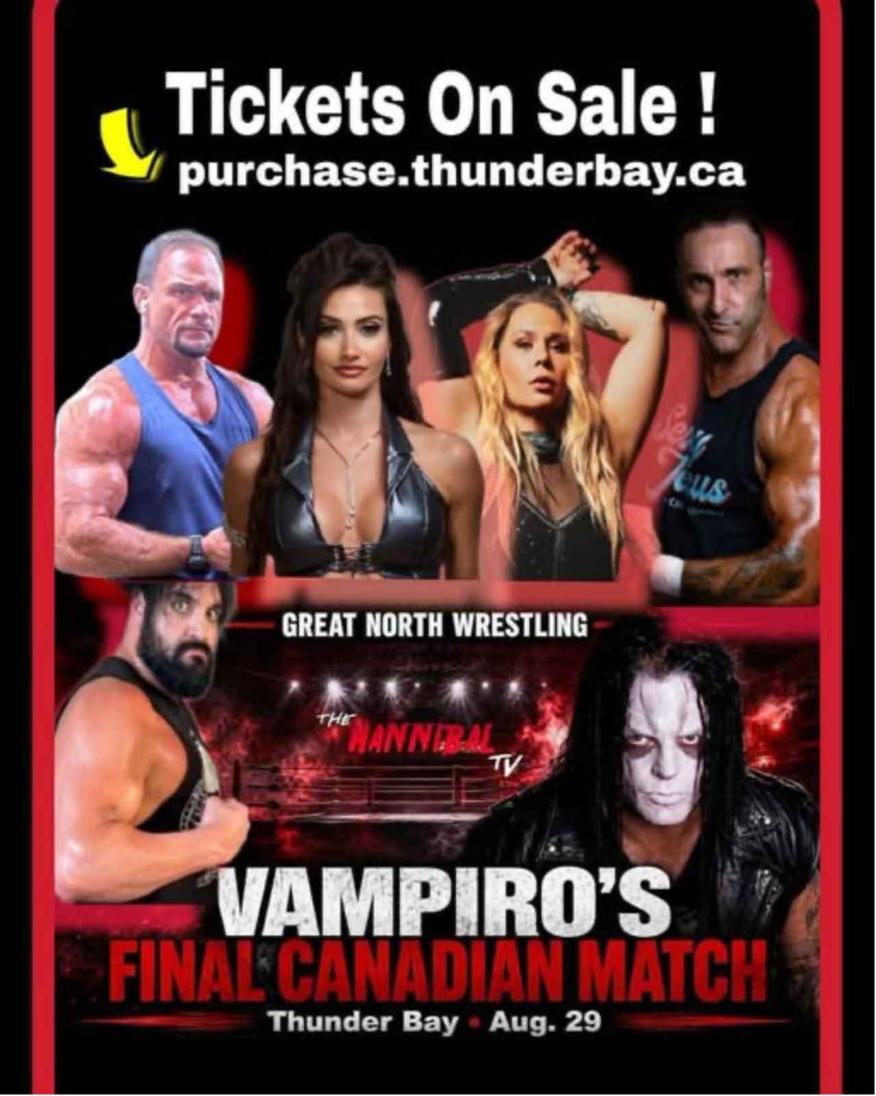 Great North Wrestling Returns to Thunder Bay