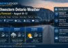 NWO Weather for August 10-12, 2026, covering Kenora, Vermilion Bay, Dryden, Fort Frances, Sioux Lookout, Pickle Lake and Red Lake Northwestern Ontario August 10 2026 Weather