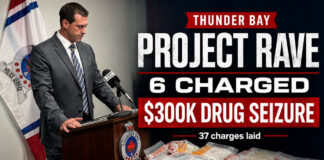 Thunder Bay police say Project Rave seized $300K in suspected drugs and resulted in 37 charges A Thunder Bay Police Service Intelligence Unit drug trafficking investigation has led to dozens of charges and a significant suspected illicit drug seizure.