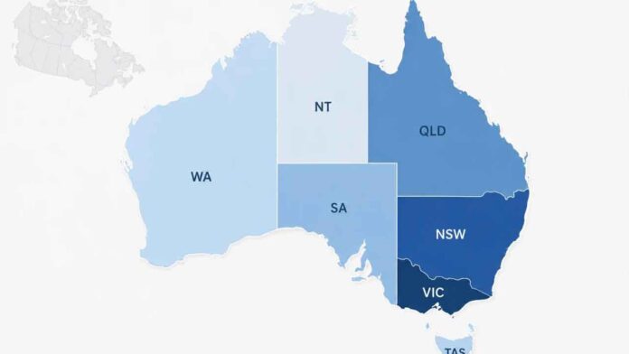 Australia and Canada share a lot: a Commonwealth, a resource economy, a public-health argument about gambling, and a habit of measuring themselves against a bigger neighbour. Up close, the gambling part looks nothing alike. A set of Australian search data — gambling queries broken down by state — makes the difference unusually visible. Australia and Canada share a lot: a Commonwealth, a resource economy, a public-health argument about gambling, and a habit of measuring themselves against a bigger neighbour. Up close, the gambling part looks nothing alike. A set of Australian search data — gambling queries broken down by state — makes the difference unusually visible.
