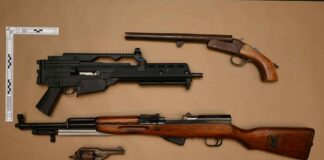 Thunder Bay Drug Investigation Leads to 54 Charges and Seizure of Fentanyl, Cocaine and Firearms TBPS Image Firearms Seized TB26035122