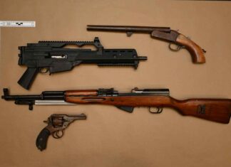 Thunder Bay Drug Investigation Leads to 54 Charges and Seizure of Fentanyl, Cocaine and Firearms TBPS Image Firearms Seized TB26035122