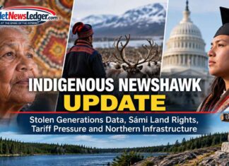 Indigenous NewsHawk Update – September 8, 2026: Stolen Generations Data, Sámi Land Rights, Tariff Pressure and Northern Infrastructure Indigenous News stories on the International, National and regional fronts that NewsNewsLedger readers need to know for Tuesday September 8 2026