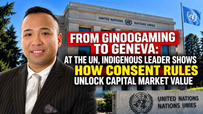 Jason Rasevych of Ginoogaming First Nation is taking a Northern Ontario debate over mining, Indigenous consent and investment risk to the international stage. Jason Rasevych of Ginoogaming First Nation is taking a Northern Ontario debate over mining, Indigenous consent and investment risk to the international stage.