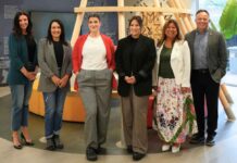 $130-Million Fellowship Program to Support More Than 1,000 Indigenous Youth Leaders Tresa Reinhardt (Vice President, Saskatchewan Indian Institute of Technologies), Lisa Shingoose (Vice President, Saskatchewan Indian Institute of Technologies), Katen Kelly (Fellow), Kate Young (Fellow), CeCe Baptiste, (Vice President, Saskatchewan Indian Institute of Technologies), Brett Vandale (CEO, Gabriel Dumont Institute).