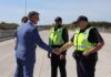 Ontario Starts Highway 11/17 Expansion Near Nipigon as North Shore Road Improvements Continue Minister Kevin Holland with MTO Officers