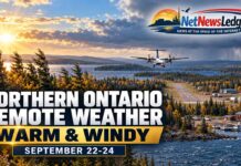 Northern Ontario Remote Communities Weather: Warm Sunshine and Gusty Southwest Winds Northern Ontario Weather Sept 22 2026