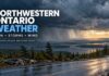 Northwestern Ontario Weather: Rain, Thunderstorm Risk and Gusty Winds Before Midweek Clearing Northwestern Ontario Weather