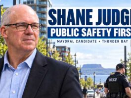 Politics – Shane Judge No Longer Seeking Mayor’s Chair in Thunder Bay Shane Judge Candidate's Ledger