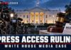 Judge Temporarily Blocks Trump’s White House Ban on CNN, MS NOW and Politico CNN MS Now Politico Press Ban Court Case Whitehouse