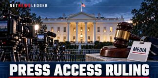 Judge Temporarily Blocks Trump’s White House Ban on CNN, MS NOW and Politico CNN MS Now Politico Press Ban Court Case Whitehouse