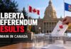 Alberta voters reject a path toward separation from Canada Alberta referendum 2026