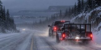How Can Northwestern Ontario Drivers Keep Trailer Lights Visible in Winter? Winter Driving Northern Ontario