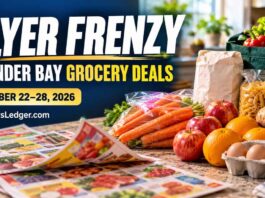Flyer Frenzy – Stretch that Grocery Dollar – Deals from Oct 21 – 28 Thunder Bay, grocery deals, grocery savings, George’s Market, FreshCo, Safeway, Walmart, Giant Tiger, Metro, Real Canadian Superstore, Skaf’s Just Basics, Superior Seasons, budget recipes